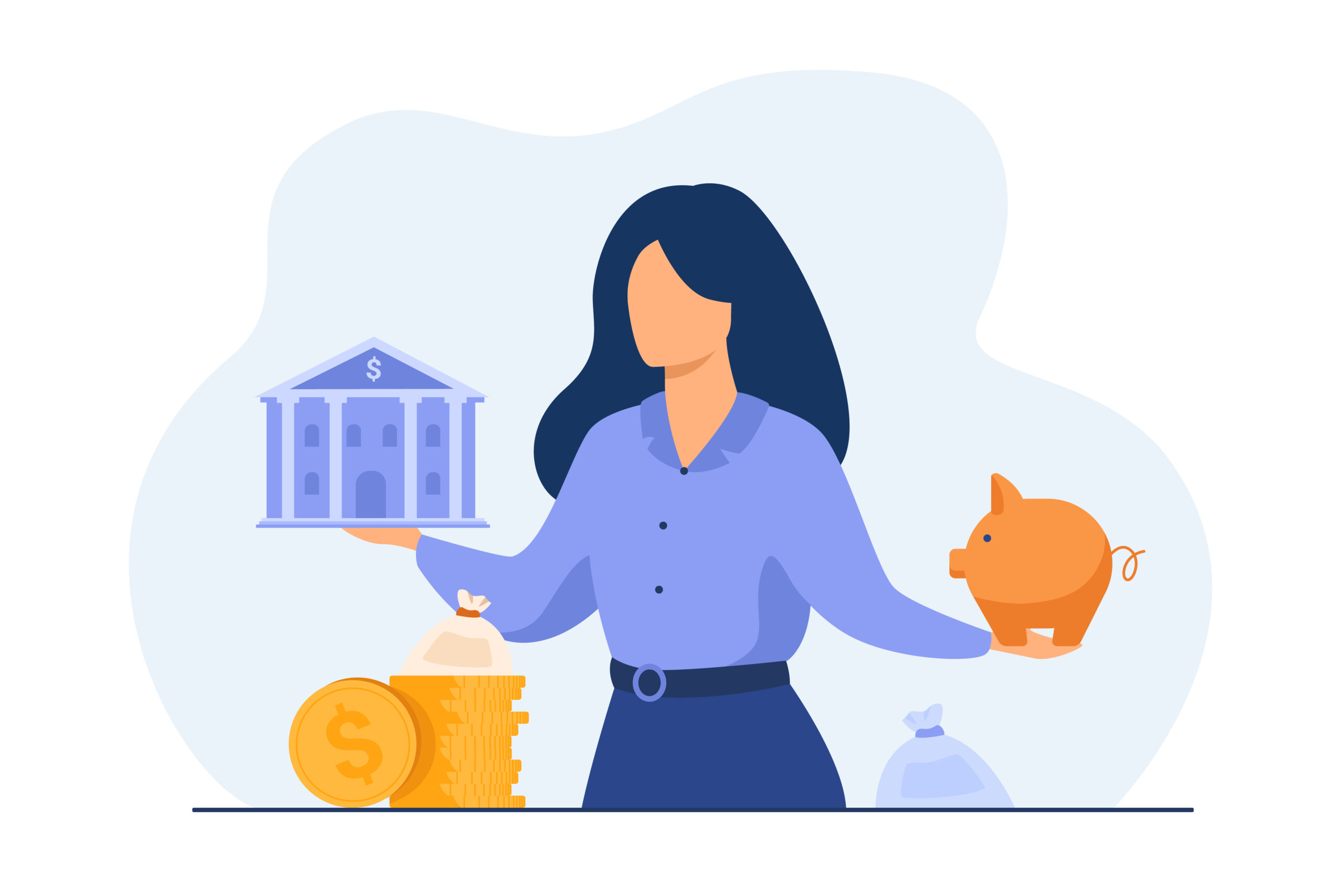 woman trust bank trust reconciliation this picture shows a woman representing a reconciliation between bank records and bookkeeping records for legal accounting and trust reconciliation